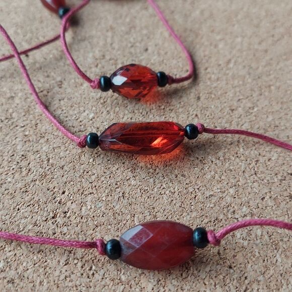 N1356 Simple Mixed Beaded Necklace - Picture 7 of 8